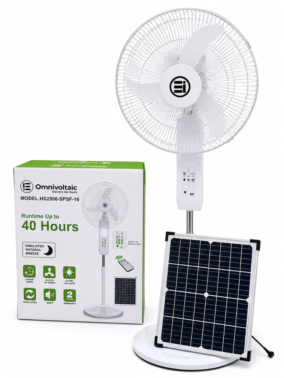 16inch Solar fan